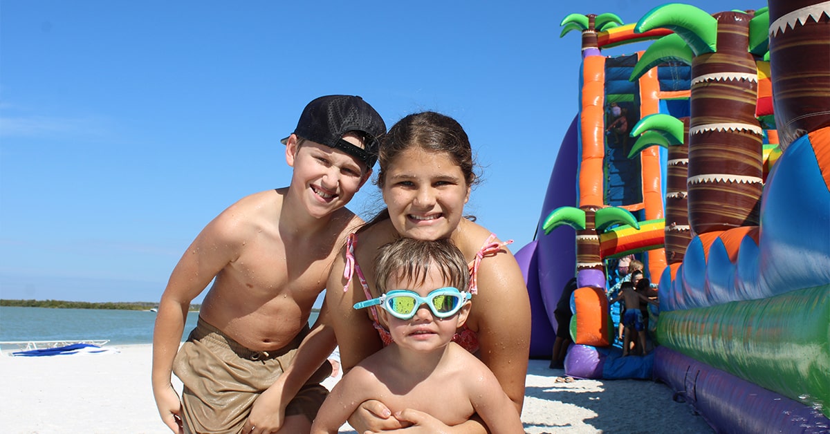 Kid friendly activities at Hideaway Beach Club