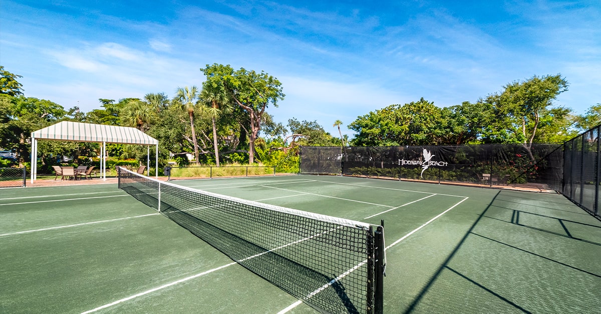 Racquet Sports Courts at Hideaway Beach